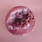 Esté Crystals crystal Mae Pink Amethyst Sphere