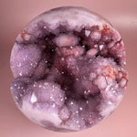 Esté Crystals crystal Makira Large Ombré Sunset Pink Amethyst Statement Sphere