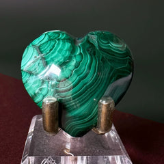 Esté Crystals crystal Malachite Heart