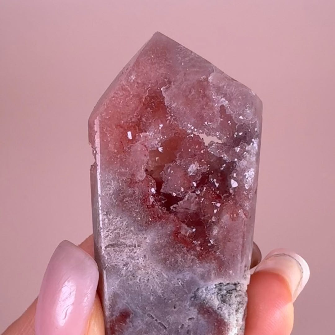 Esté Crystals crystal Millie Blue Pink Amethyst Tower