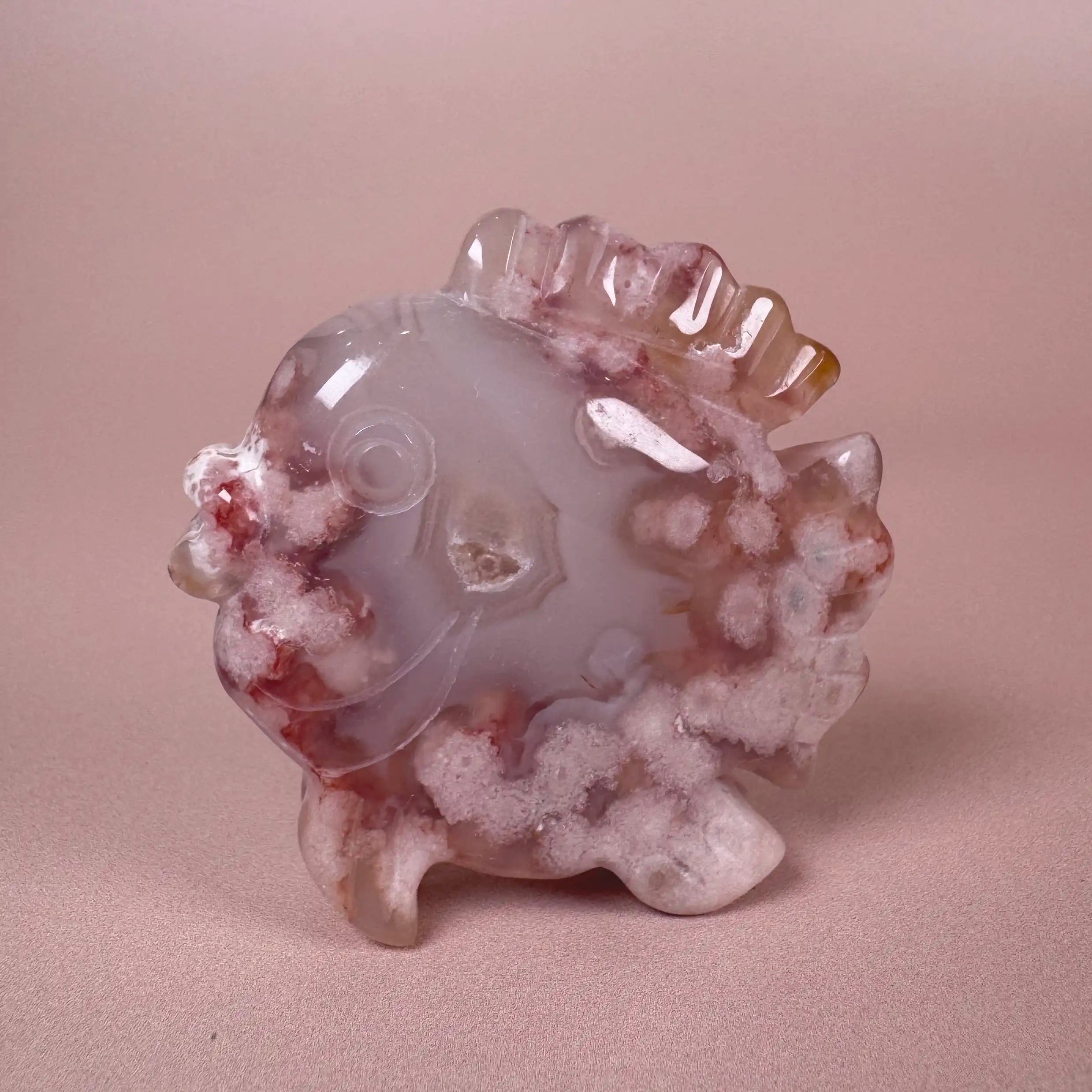 Esté Crystals crystal Mina Flower Agate Fish