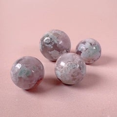 Esté Crystals crystal Mini Flower Agate Spheres