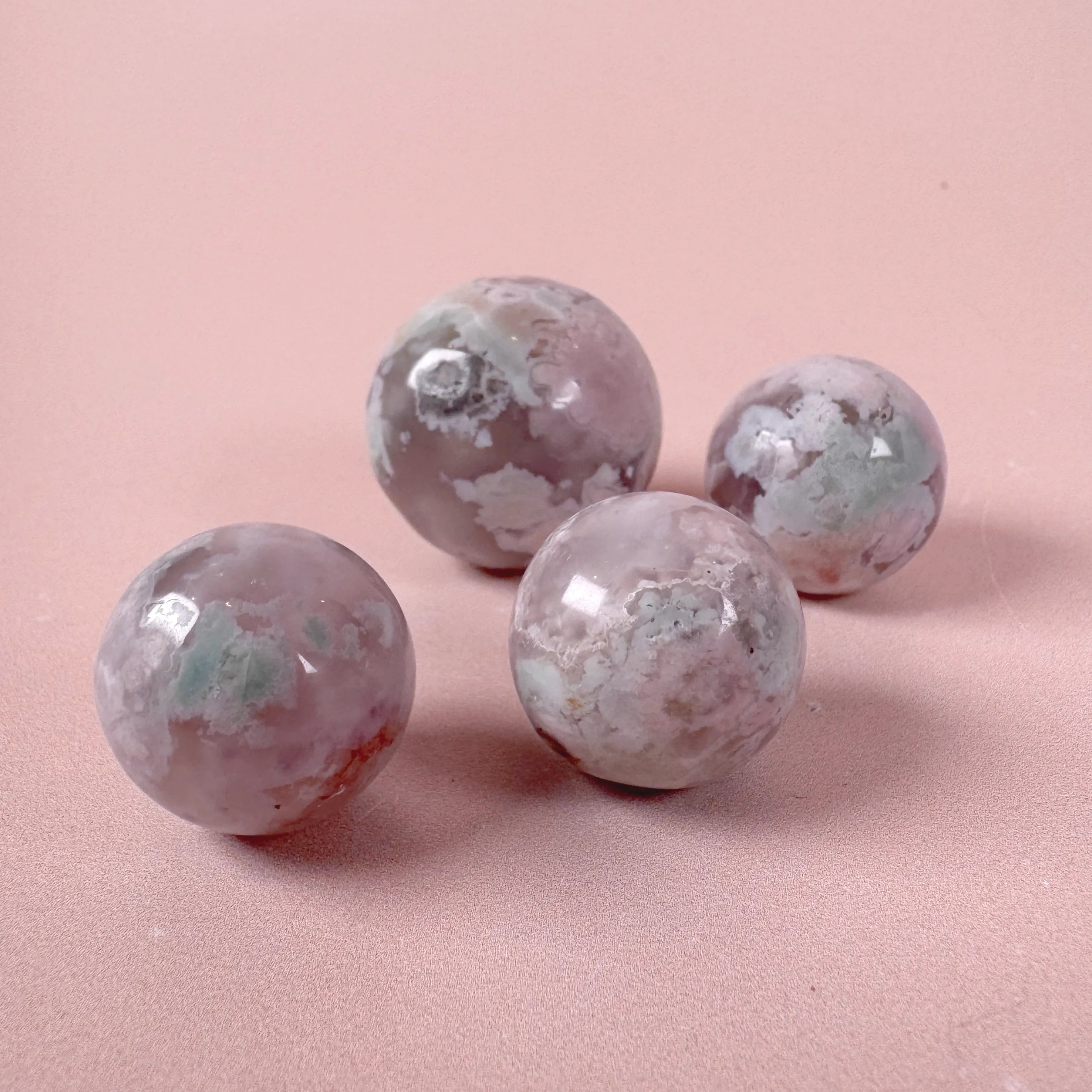 Esté Crystals crystal Mini Flower Agate Spheres