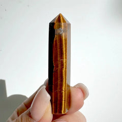 Esté Crystals crystal Mini Tigers Eye Tower