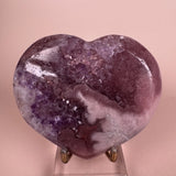 Esté Crystals crystal Mirae Pink Amethyst Heart