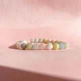 Esté Crystals crystal Morganite Crystal Bracelet