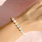 Esté Crystals crystal Morganite Crystal Bracelet