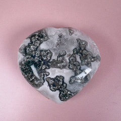 Esté Crystals crystal Moss Agate Heart