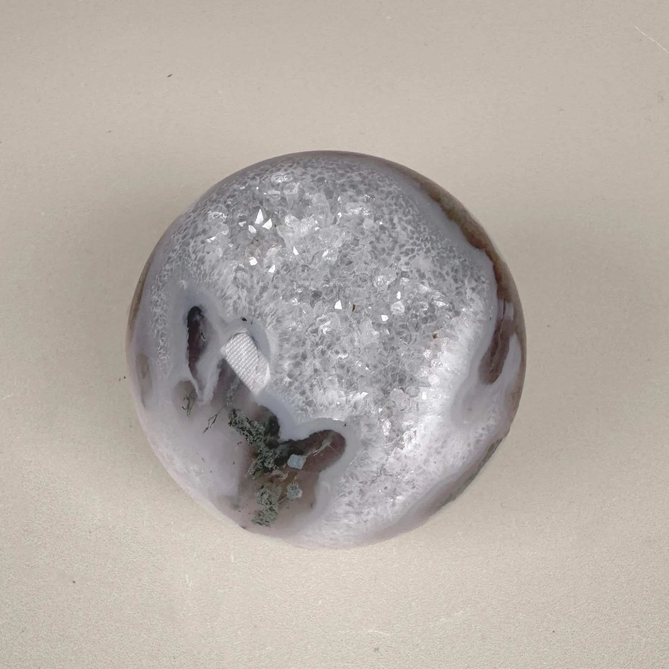 Esté Crystals crystal Moss Agate Sphere