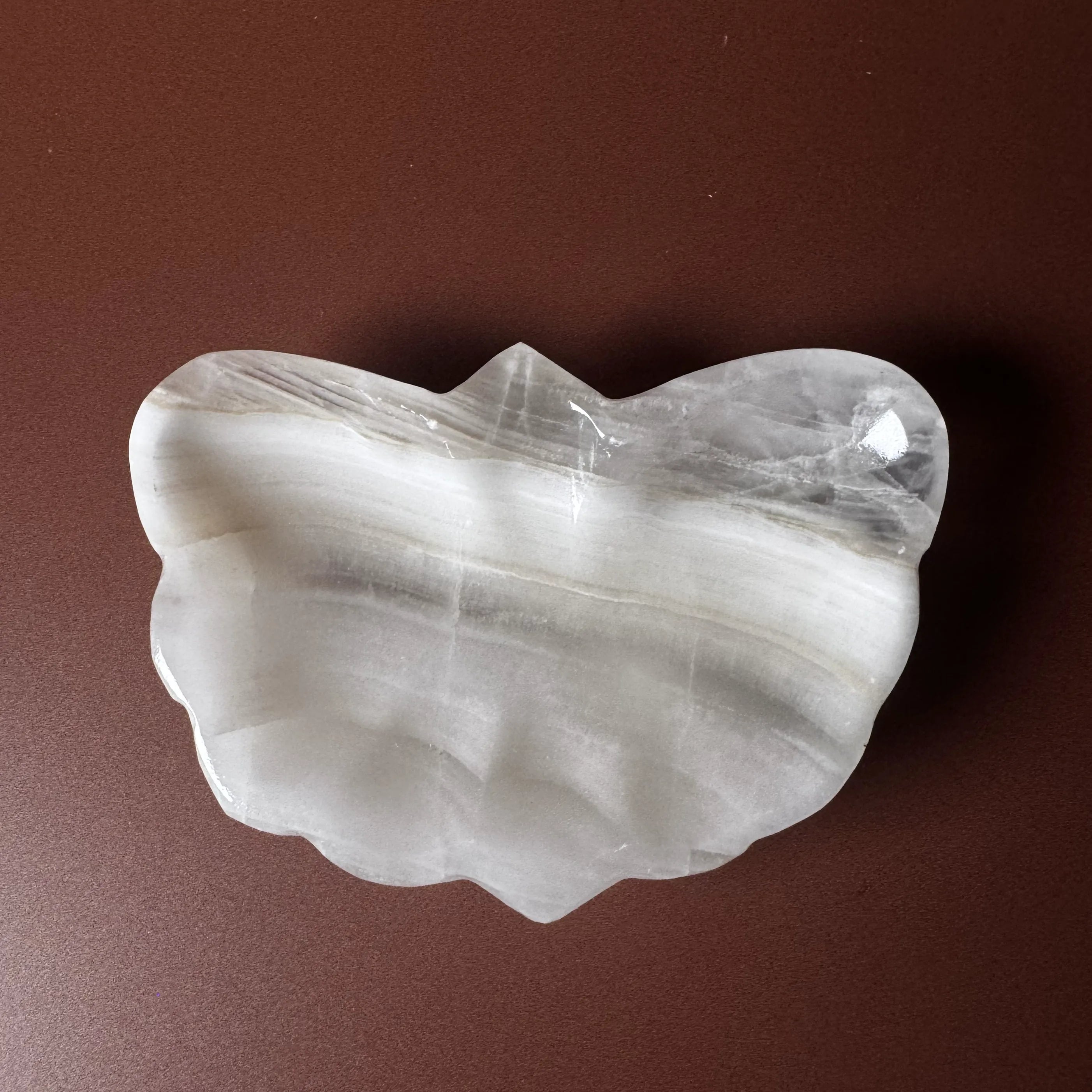 Esté Crystals crystal Onyx Butterfly Dish