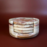 Esté Crystals crystal Onyx Coasters Set of Four