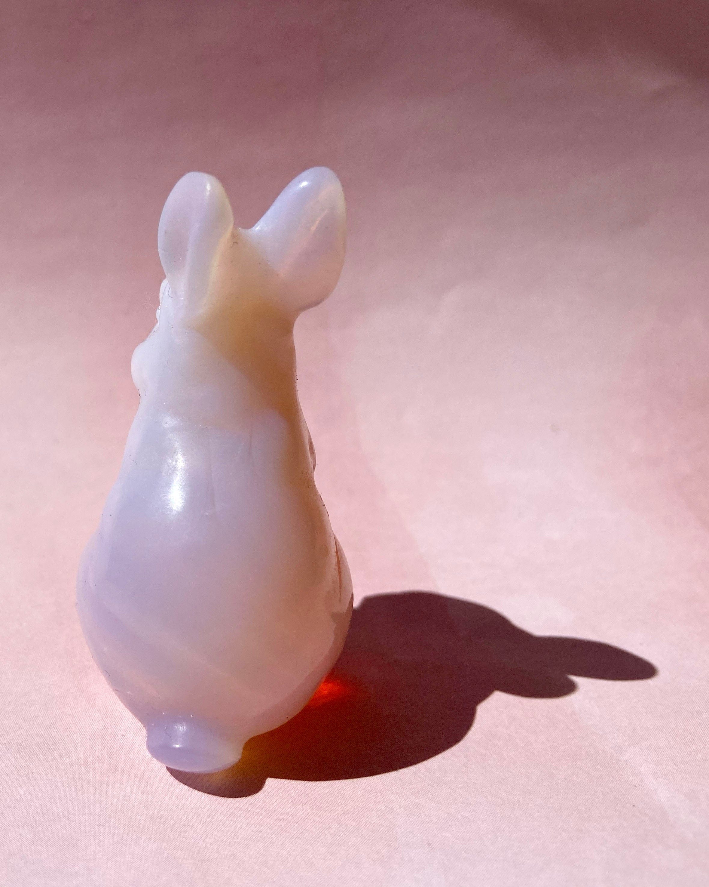 Esté Crystals crystal Opalite Bunny Crystal Carving