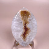 Esté Crystals crystal Orange Druzy Agate Evil Eye