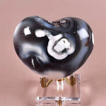 Esté Crystals crystal Orca Agate Heart