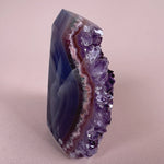 Esté Crystals crystal Pink Agate Amethyst Point
