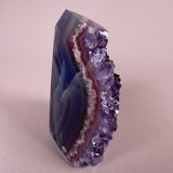 Esté Crystals crystal Pink Agate Amethyst Point