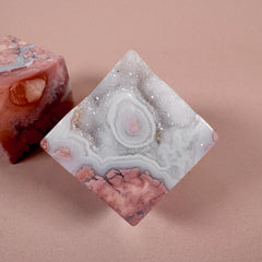 Esté Crystals crystal Pink Agate Cube