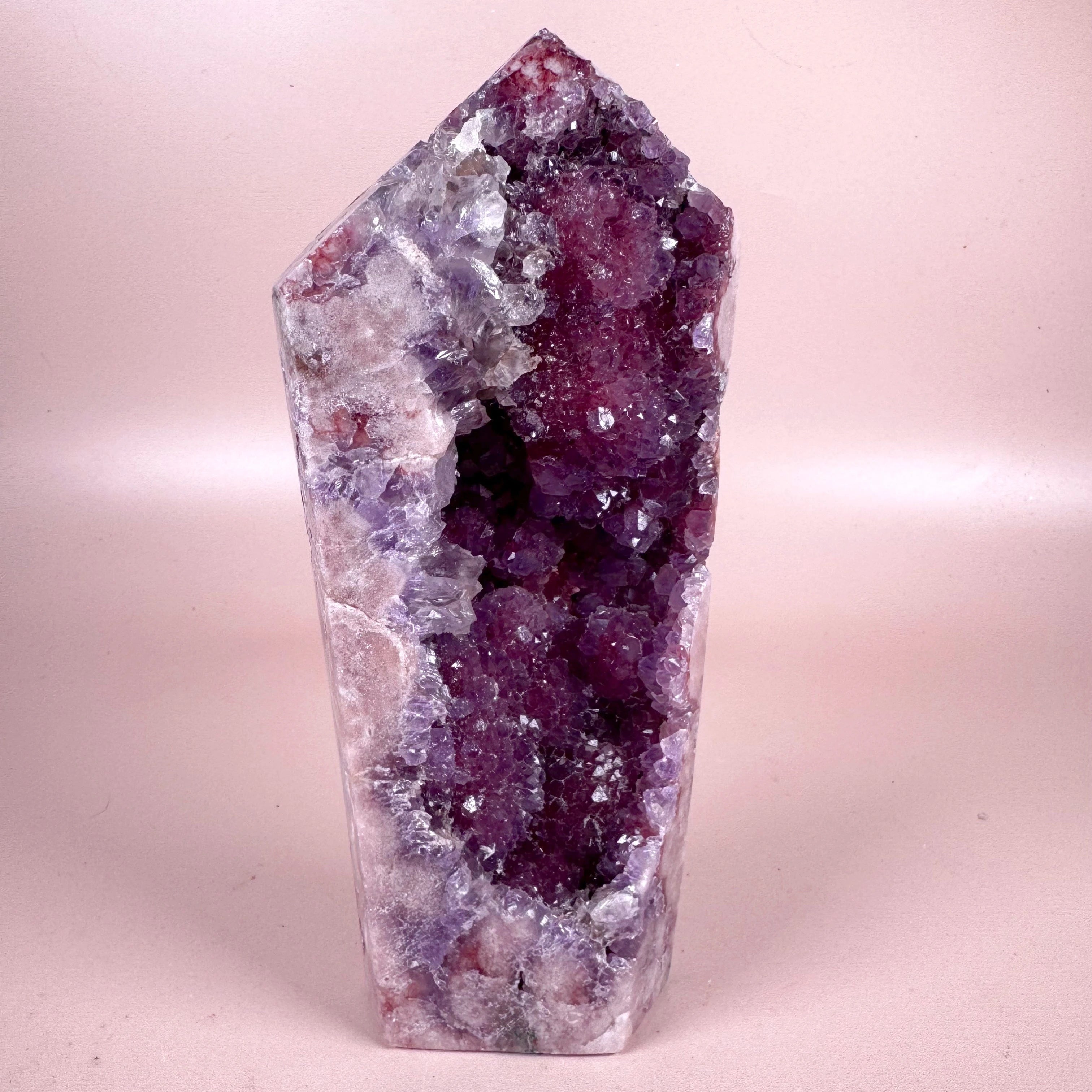 Esté Crystals crystal Pink Amethyst Berry Tower