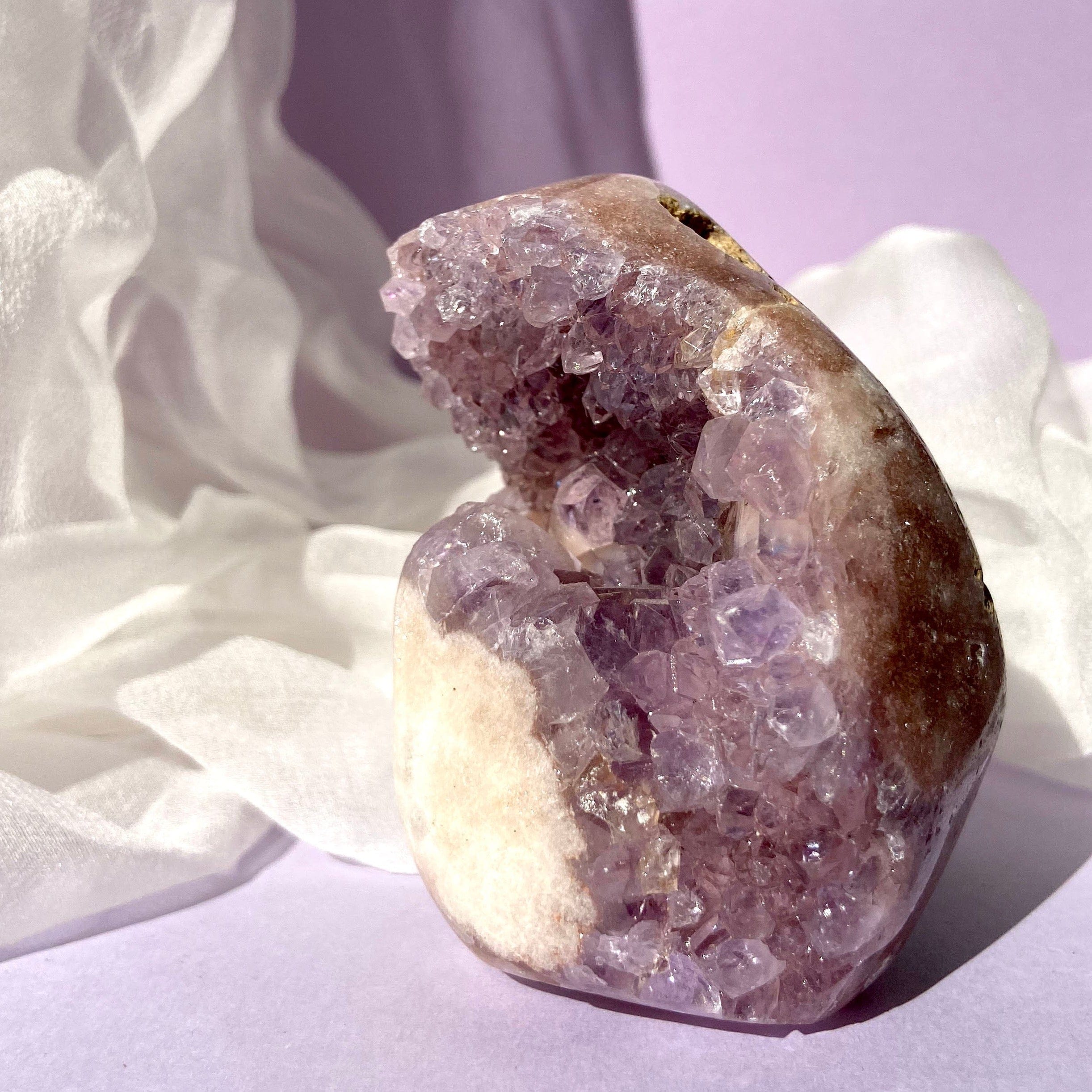 Esté Crystals crystal Pink Amethyst Freeform