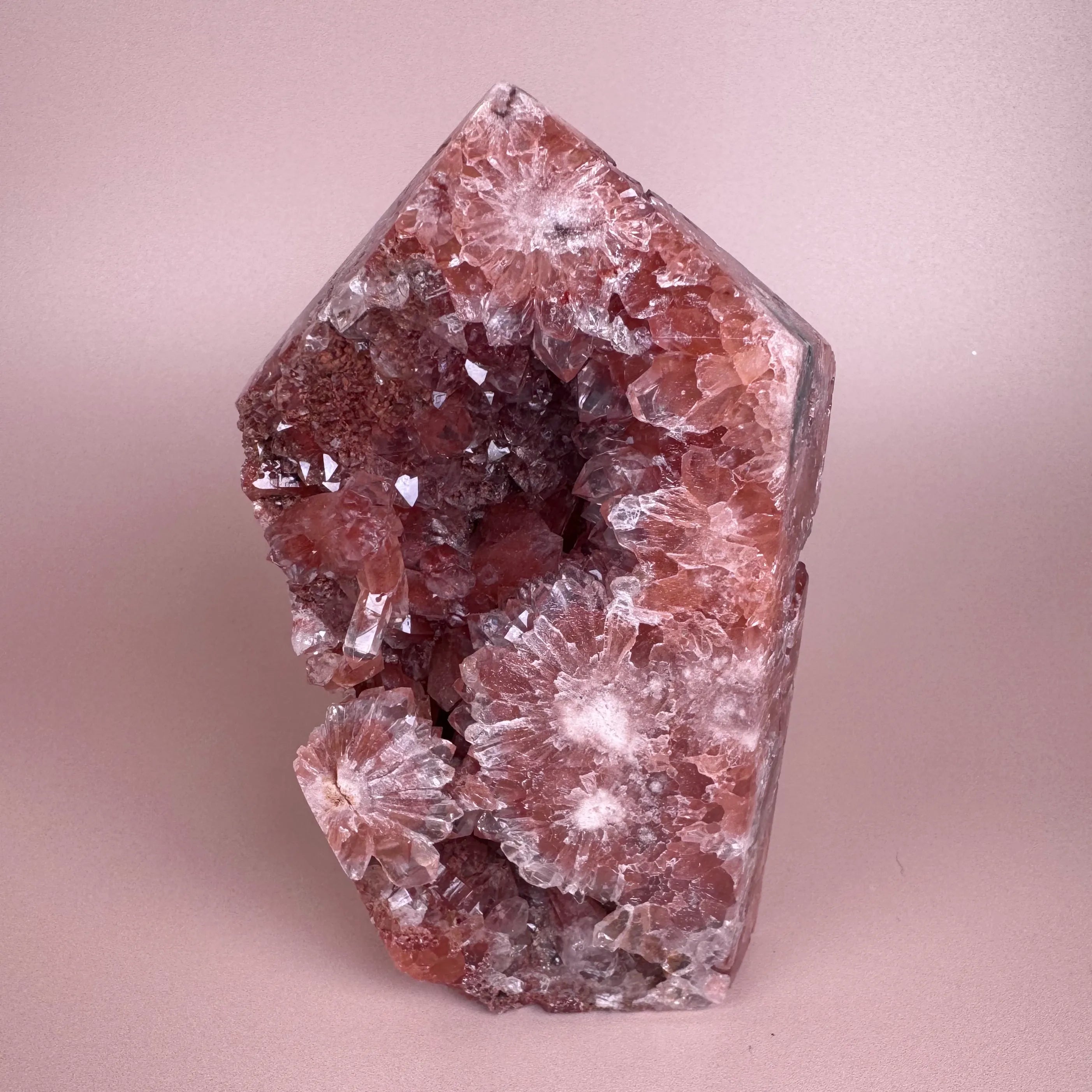 Esté Crystals crystal Pink Amethyst Grapefruit Goddess Tower