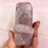 Esté Crystals crystal Pink Amethyst Hamsa