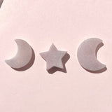 Esté Crystals crystal Pink Amethyst Moon and Star Mini Crystals