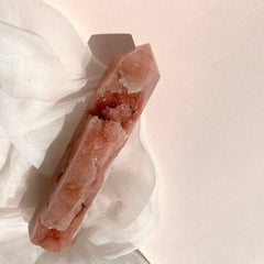 Esté Crystals crystal Pink Amethyst Tower
