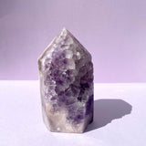 Esté Crystals crystal Pink Amethyst Tower