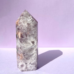 Esté Crystals crystal Pink Amethyst Tower
