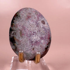 Esté Crystals crystal Pink and Green Sea Jasper Palm