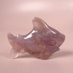 Esté Crystals crystal Pink Flower Agate Shark