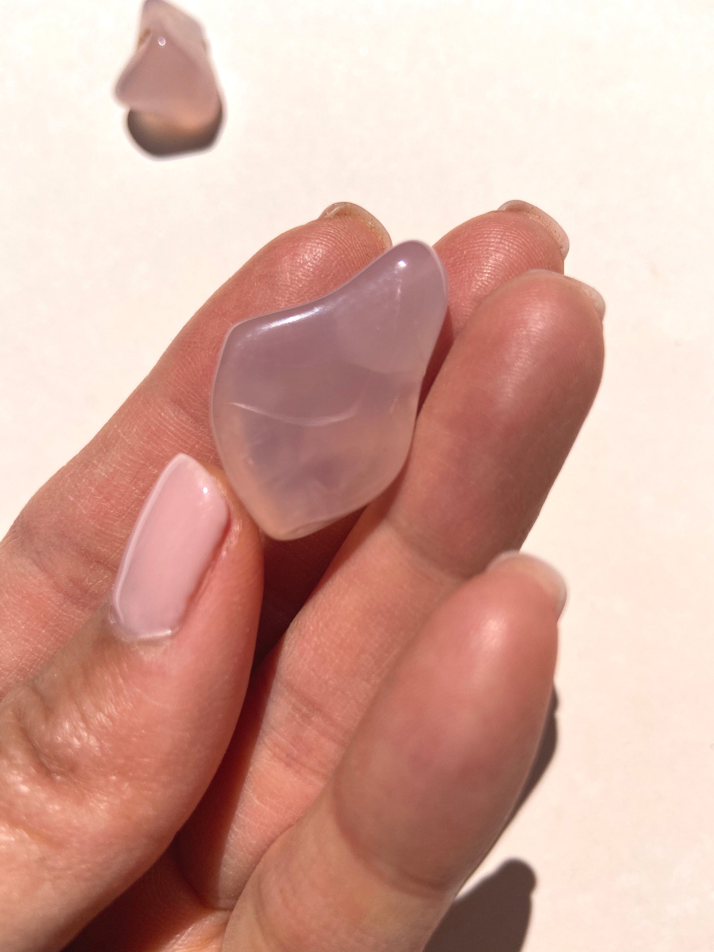 Esté Crystals crystal Pink Opal Crystal Tumbles