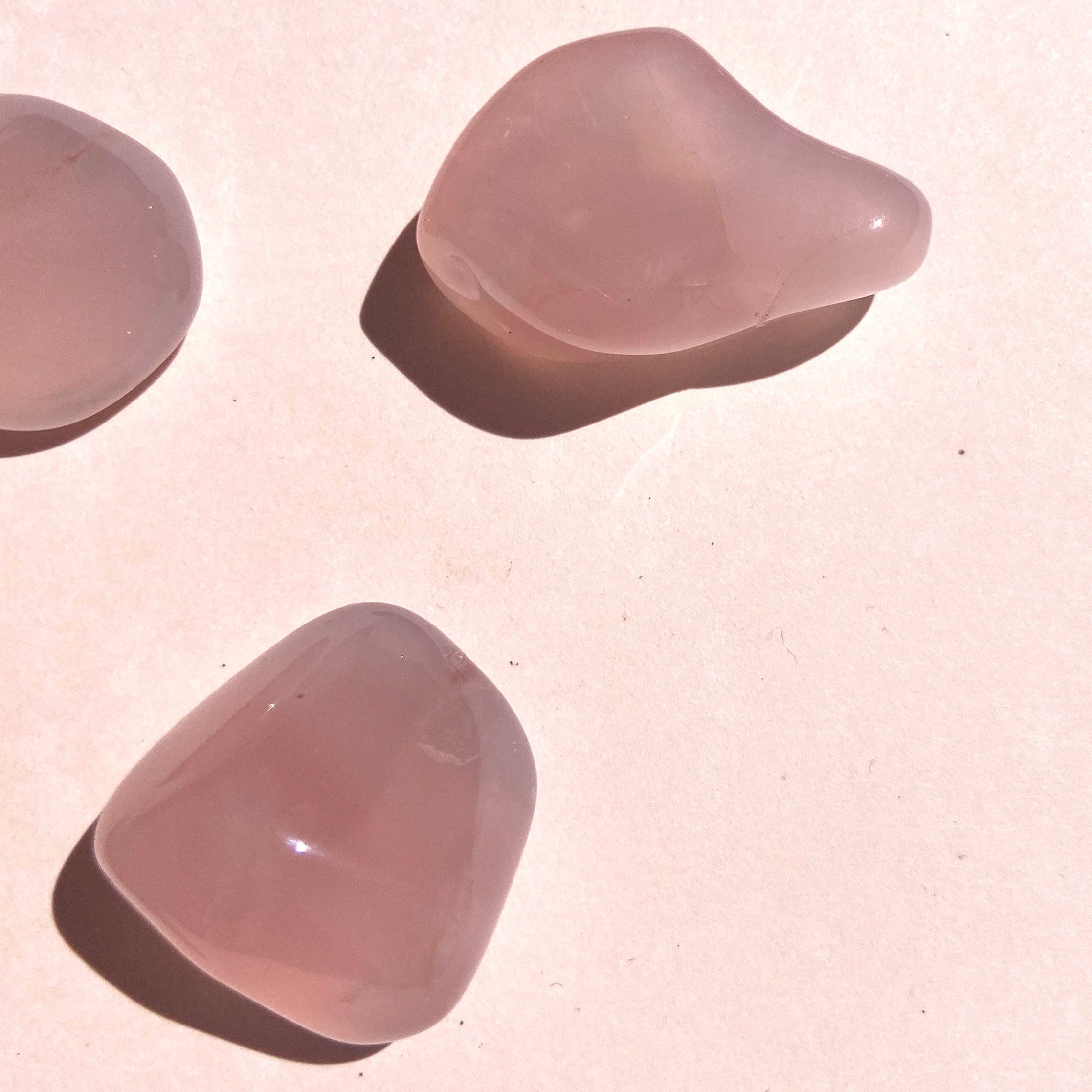 Esté Crystals crystal Pink Opal Crystal Tumbles