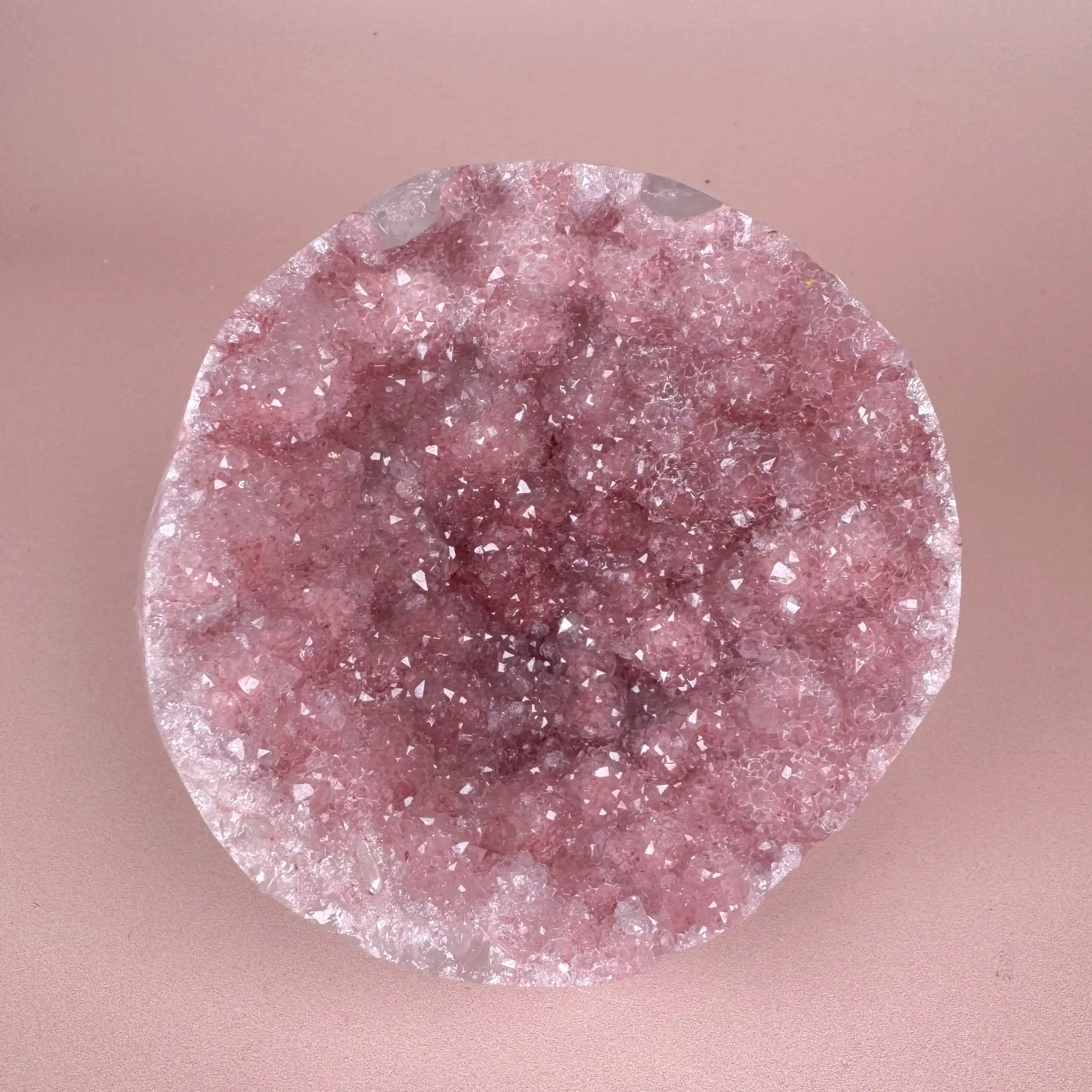 Esté Crystals crystal Pink Rainbow Amethyst Cupcake