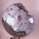 Esté Crystals crystal Pink Rainbow Amethyst Sphere