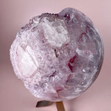 Esté Crystals crystal Pink Rainbow Amethyst Sphere