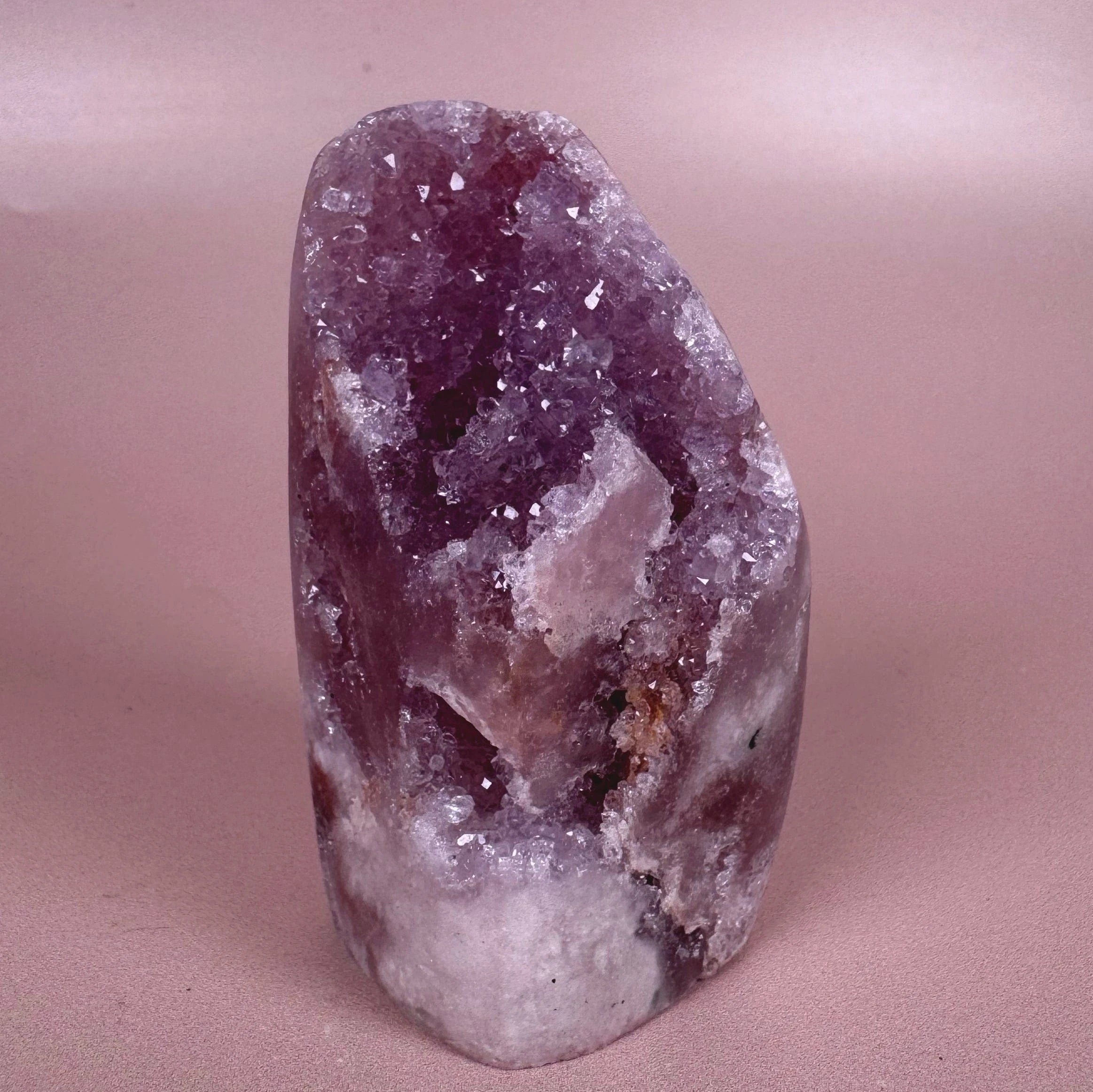 Esté Crystals crystal Pippa Lilac Pink Amethyst Freeform