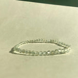 Esté Crystals crystal Prehnite Faceted Crystal Bracelet