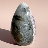 Esté Crystals crystal Purple and Green Self Standing Amethyst Egg