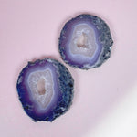 Esté Crystals crystal Purple Moss Agate Slices