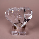 Esté Crystals crystal Rainbow Faceted Clear Quartz Heart