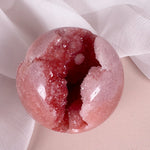 Esté Crystals crystal Red Phoenix Bubbly Pink Amethyst Sphere