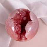 Esté Crystals crystal Red Phoenix Bubbly Pink Amethyst Sphere