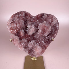 Esté Crystals crystal Red Pink Amethyst Heart