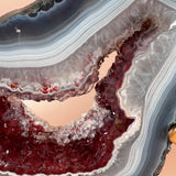 Esté Crystals crystal Red Portal Agate Amethyst Butterfly