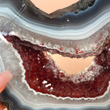 Esté Crystals crystal Red Portal Agate Amethyst Butterfly