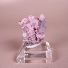 Esté Crystals crystal Rhodochrosite, Fluorite, Pyrite