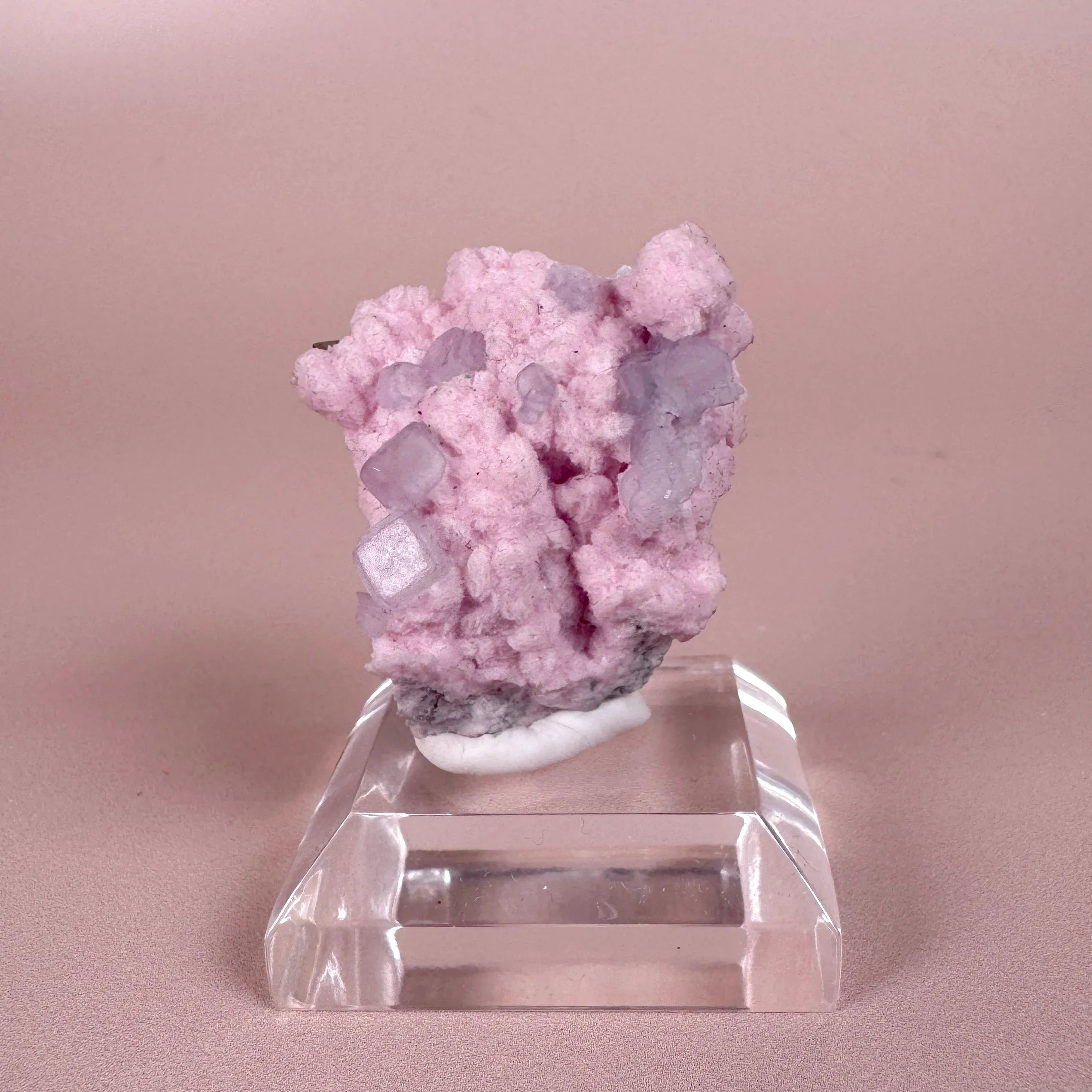 Esté Crystals crystal Rhodochrosite, Fluorite, Pyrite