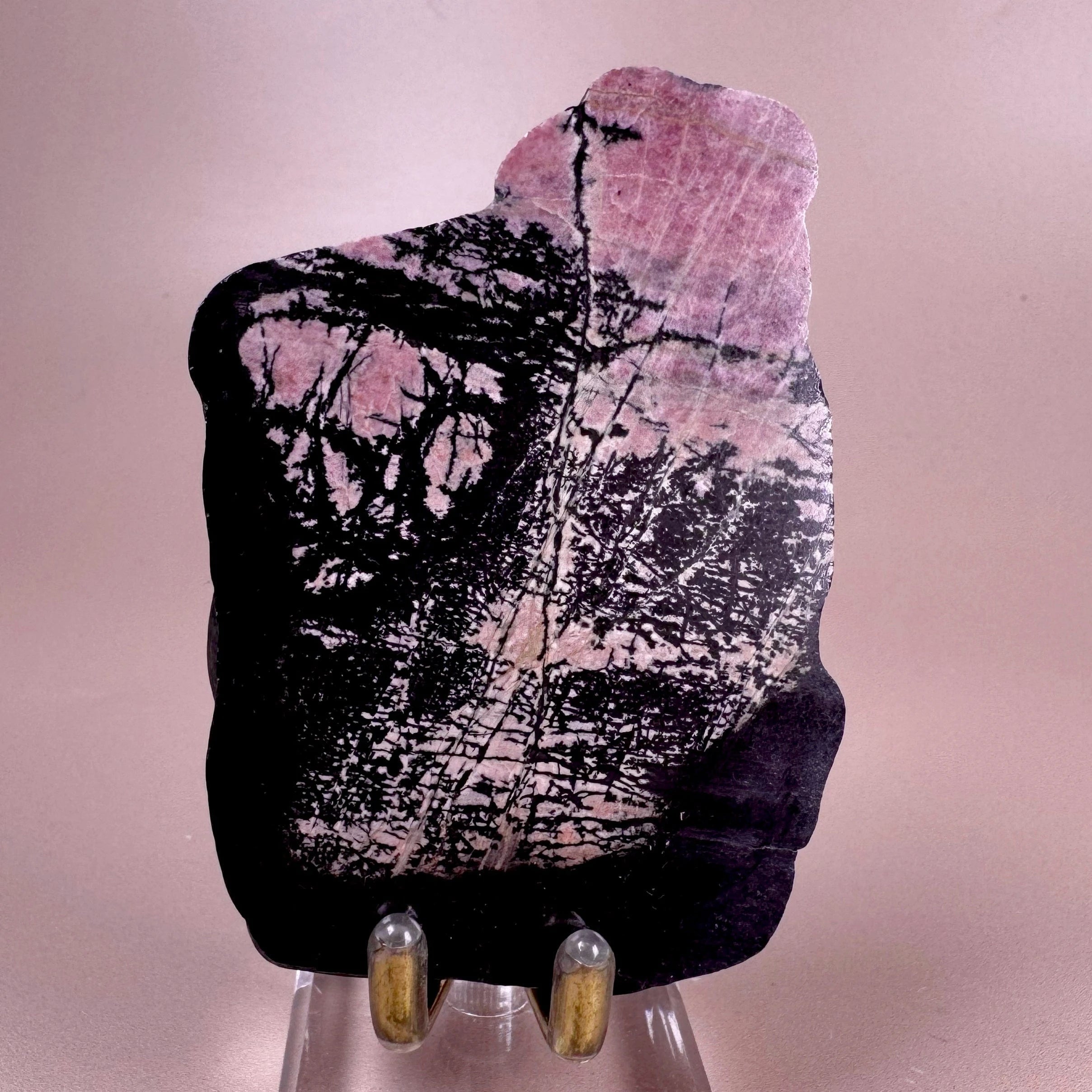 Esté Crystals crystal Rhodonite Slab