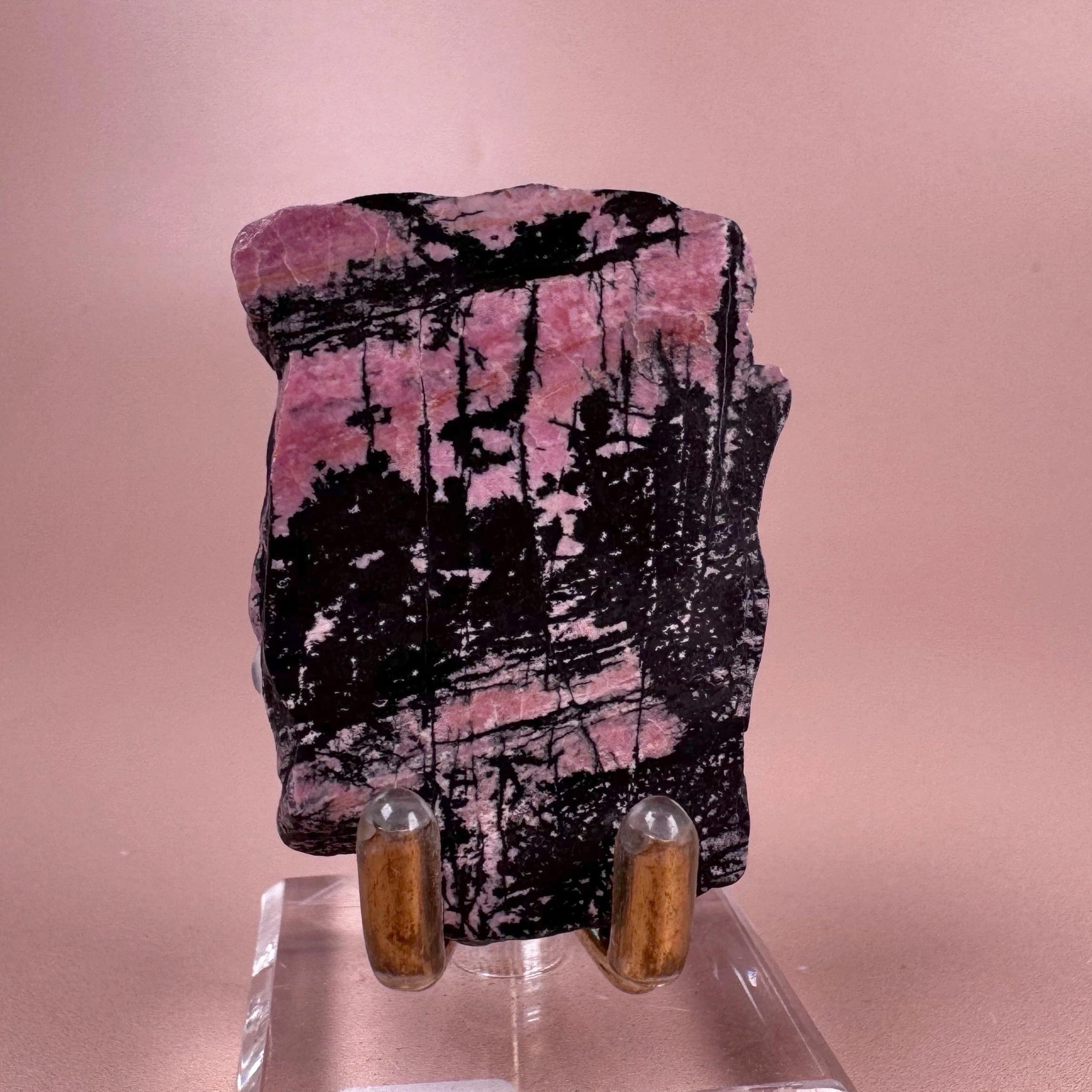 Esté Crystals crystal Rhodonite Slab